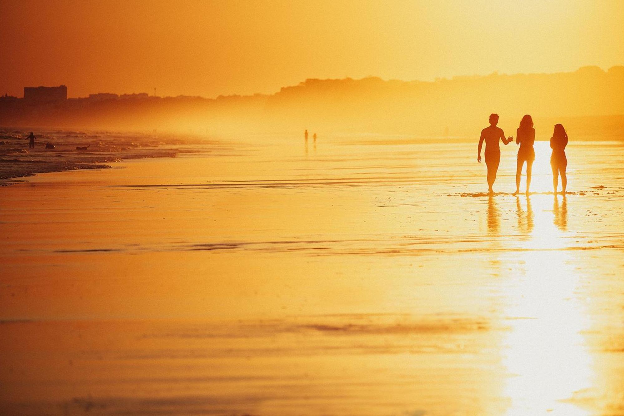 Domes Lake Algarve, Autograph Collection Βιλαμούρα Εξωτερικό φωτογραφία Sunset at the beach